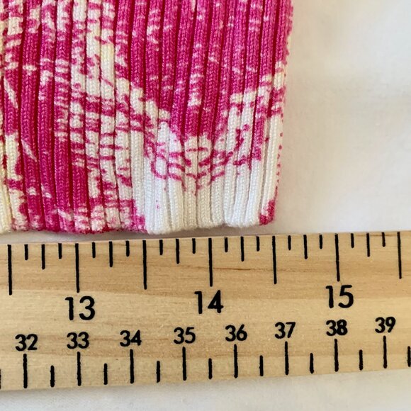 John + Jenn Long Sleeve Knit Sweater Top Palm Tree Resort Tropical Mediterranean - Picture 6 of 7